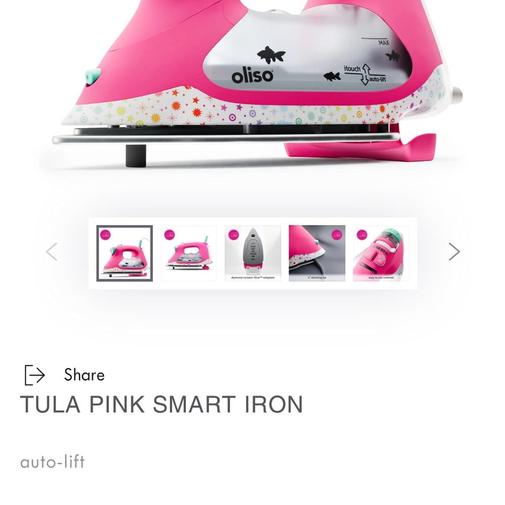 New Oliso Tula Pink Iron